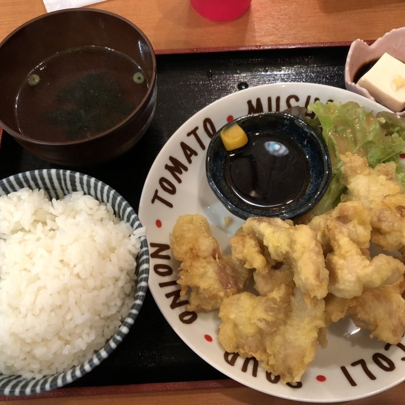 とり天定食(炭焼き定食や　台所や )