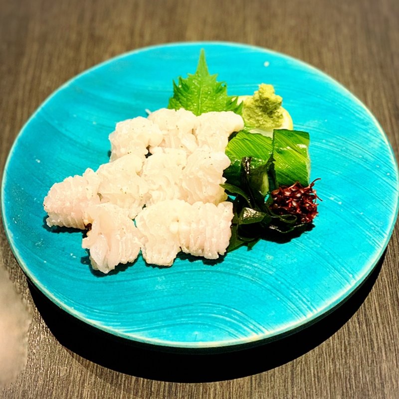 地穴子の炙り刺し(酒菜竹のした  )