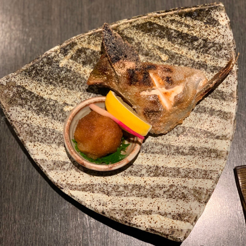 カマ塩焼き(カンパチ)(酒菜竹のした  )