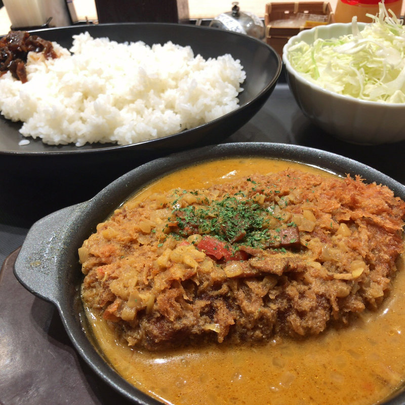 ごちそうハンバーグカレー(松のや 上板橋店 )