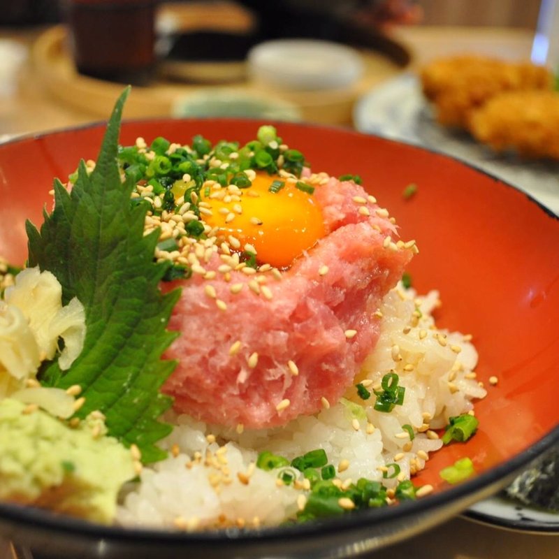 ネギトロ丼(銀座 虎杖)