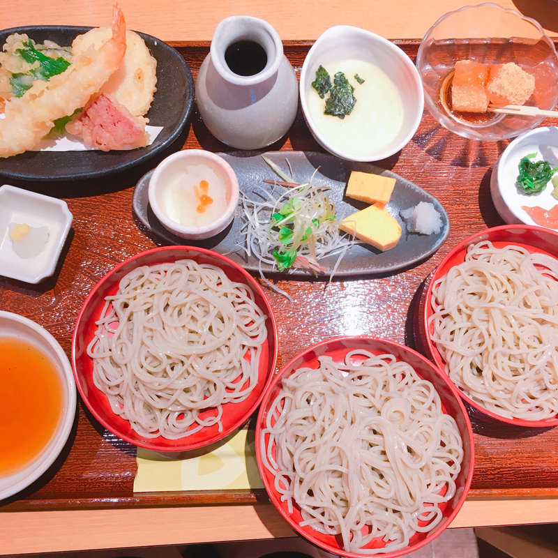 味わい三種のそば御膳(そばうどん 花旬庵 )