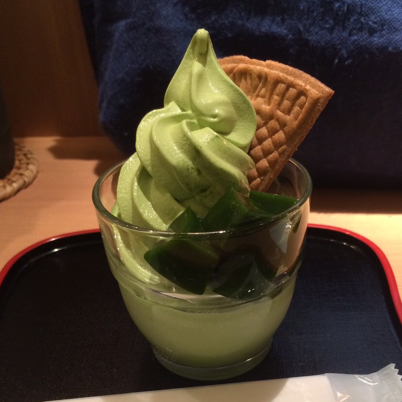 抹茶ソフト(京はやしや 西武池袋店)