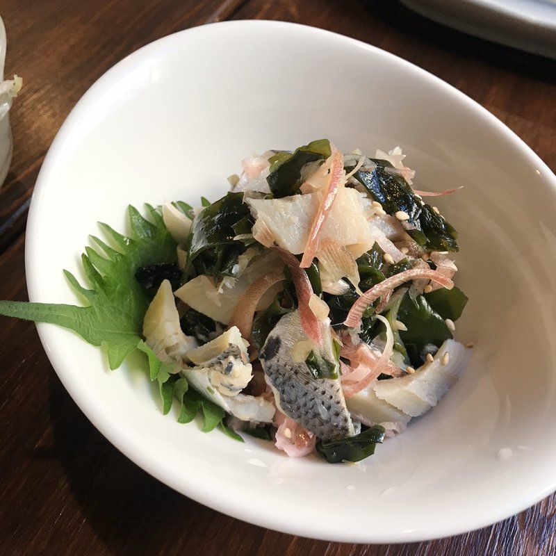 小肌酢〆ガリみょうが和え(酒女 うろこ)