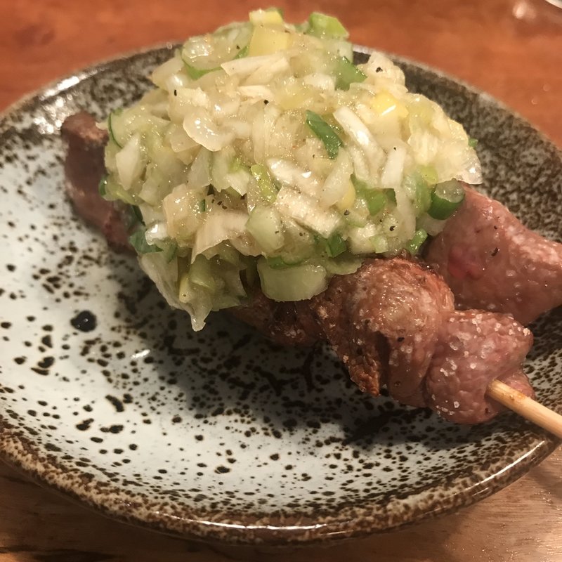 ねぎレバ(やきとん ひなた 池袋東口店)