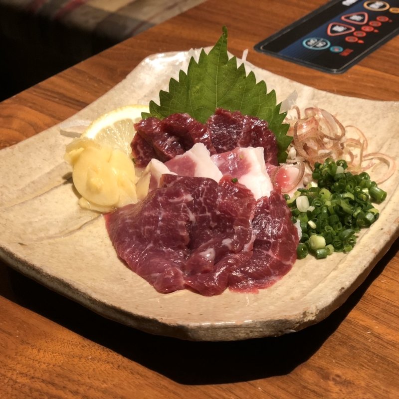 馬刺し(もつ鍋一慶 JRJP博多ビル店 )