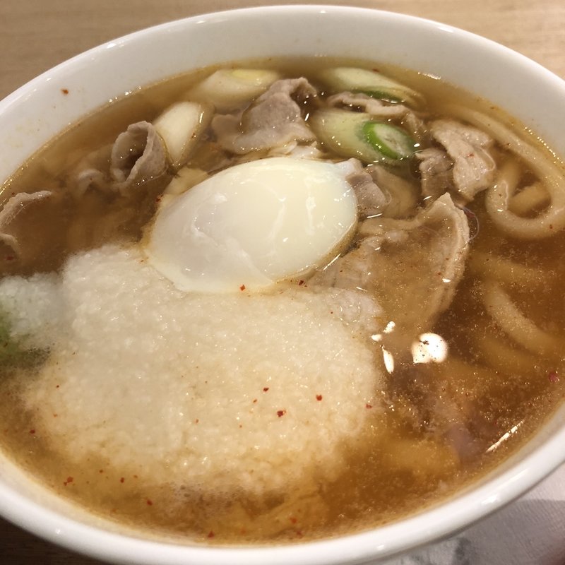 豚キムチうどん(nana's green tea 町田東急ツインズイースト店)