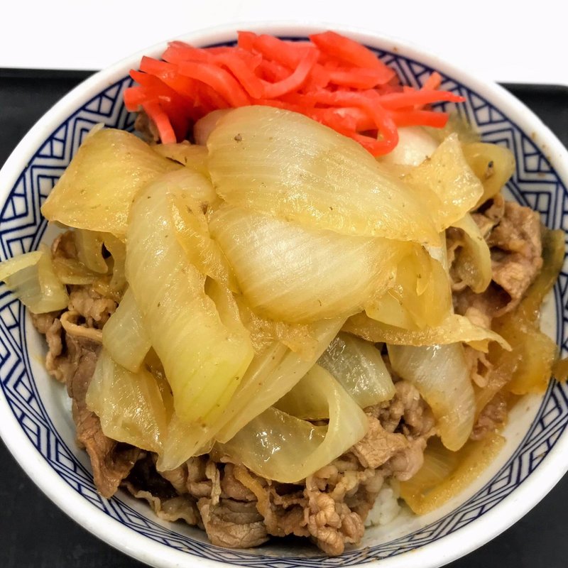 ねぎだく牛丼(吉野家 名駅サンロード店)