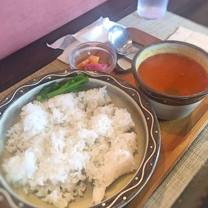 さがりスープカレー(三日月食堂)