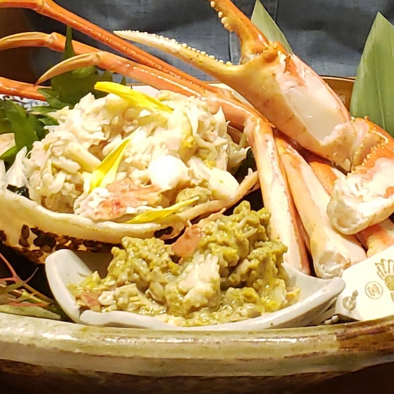 富山タグ付き茹で蟹(別邸 きときと )