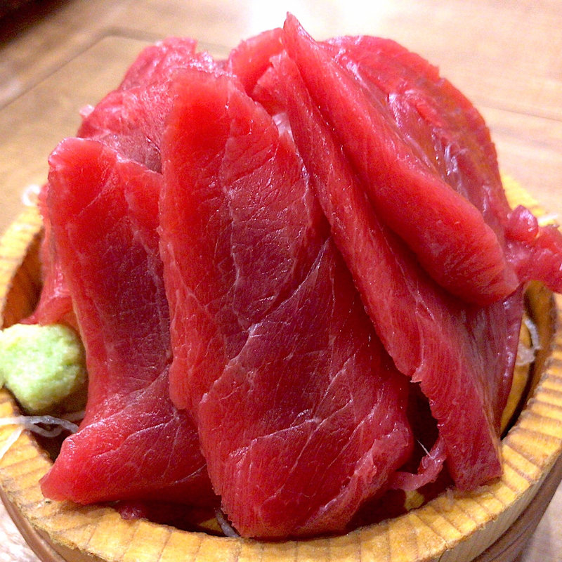 赤身桶盛り(磯丸水産 一番町店)