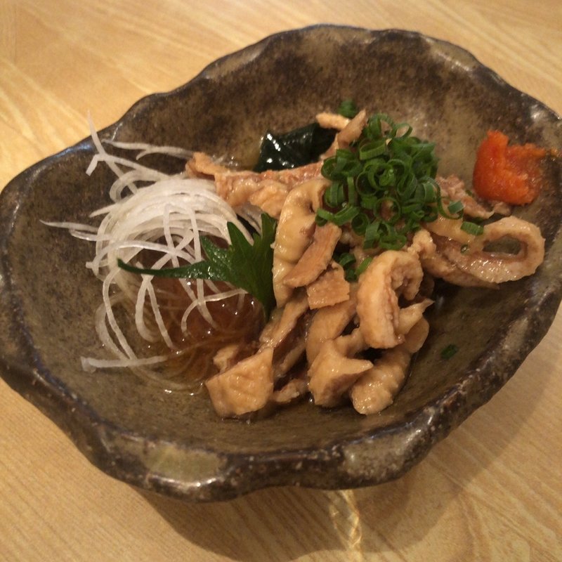 とり皮ポン酢(大地と海のめぐみ 魚 （だいちとうみのめぐみ ぎょっ）)