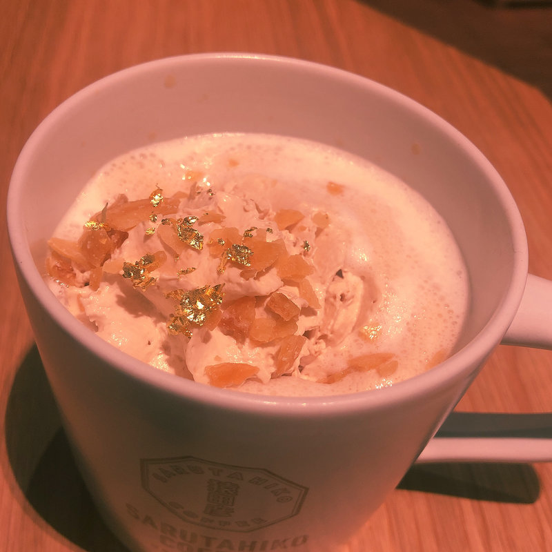 金時芋のラテ(猿田彦珈琲 恵比寿本店)