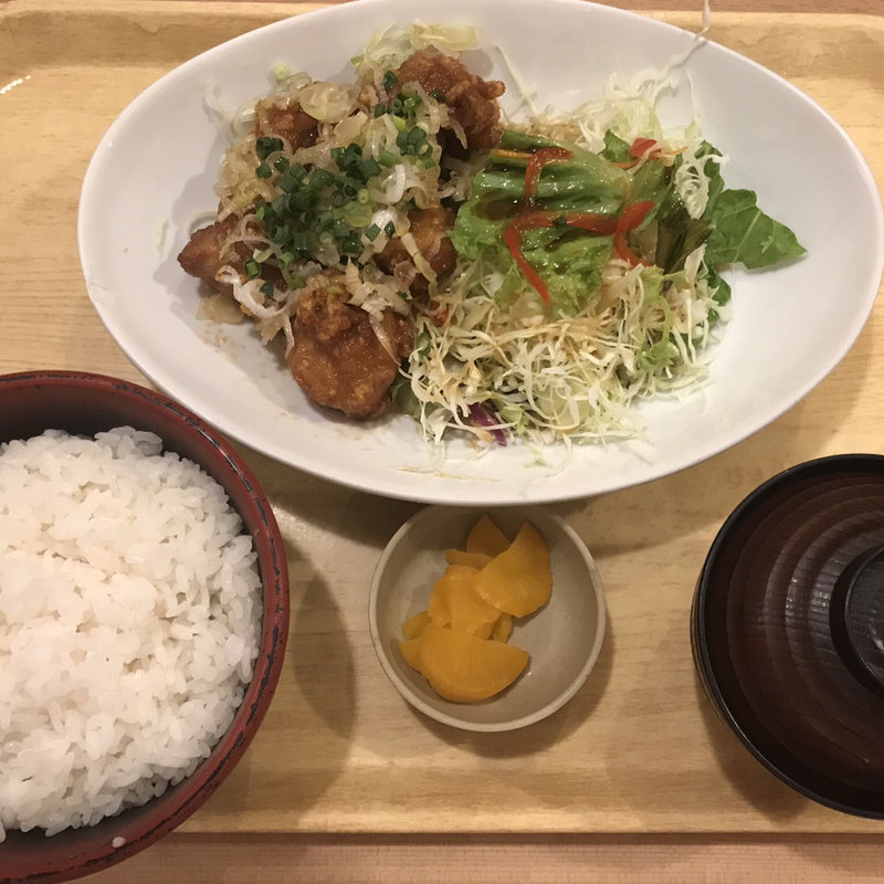 油淋鶏定食(築地食堂 源ちゃん シーズンテラス品川店)
