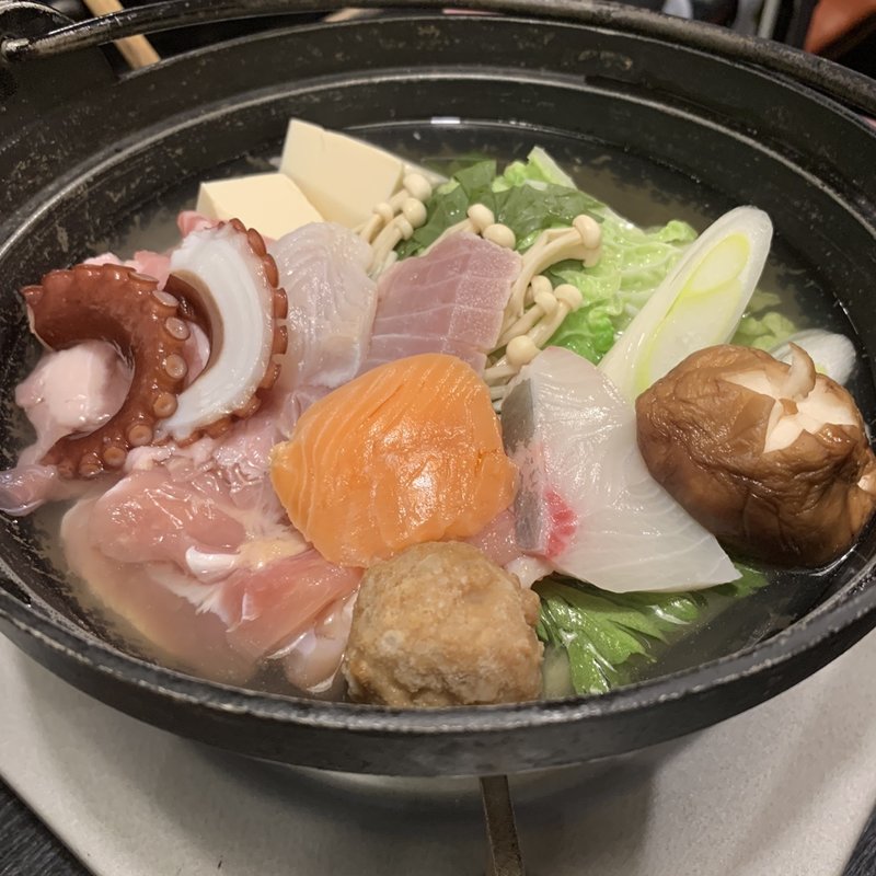 ちゃんこ鍋(天ぷら かんだ)