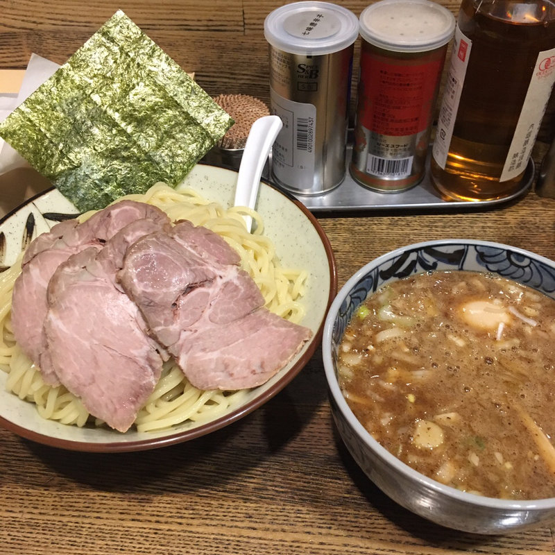 濃厚鶏つけ麺(新橋 纏 （まとい）)
