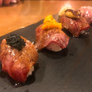 肉寿司(ワイン食堂 馬肉de BON)