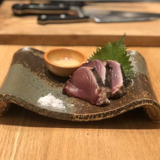 鰹 塩たたき(藁焼 ポロ次郎)