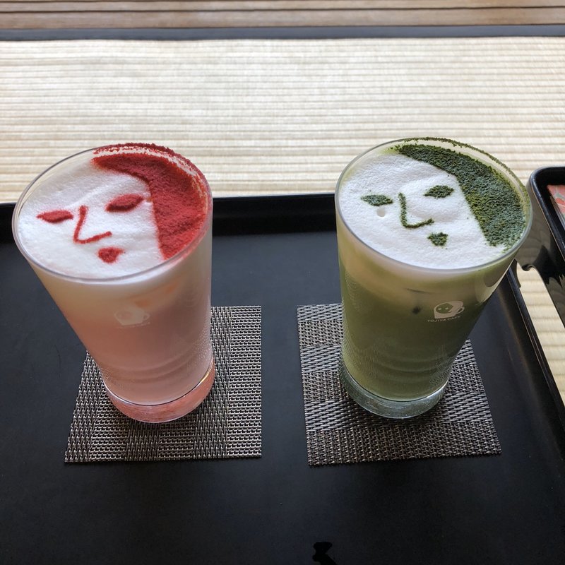 抹茶ラテ(よーじやカフェ 銀閣寺店 )