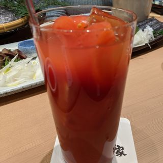 トマトいっぱいのトマトハイ(お魚総本家 池袋西口店)