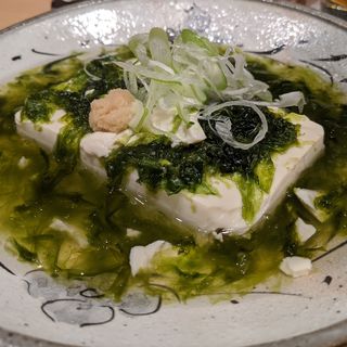 あおさ湯豆腐(お魚総本家 池袋西口店)