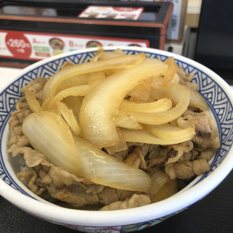 ねぎだく牛丼 (並)(吉野家 阪南鳥取店)