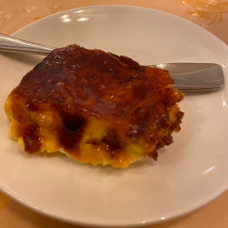 カリっと香ばしいプリン(スパゲッテリア マッキー)