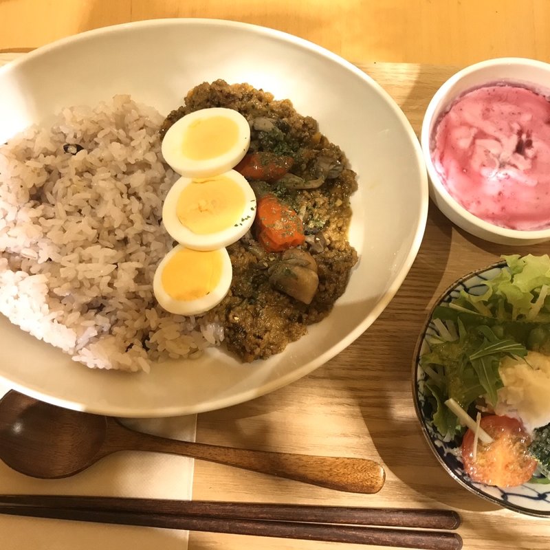 ドライカレーセット(おんしんスープ)