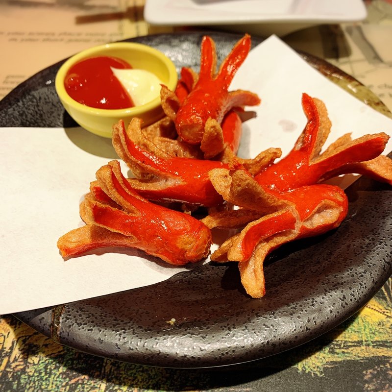 タコさんウィンナー(豊後高田どり酒場 中目黒駅前店)