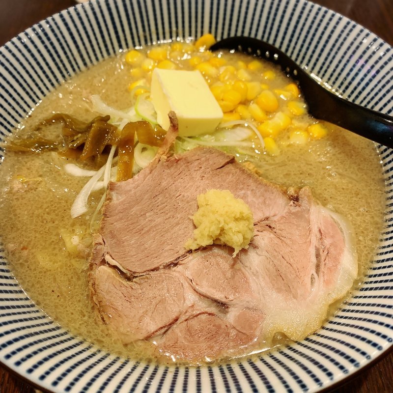 味噌バターコーンラーメン( 灼味噌らーめん 八堂八（やどや）)