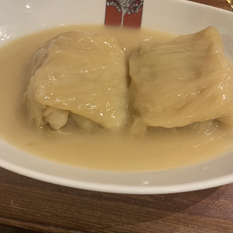 ロールキャベツ2貫とご飯(洋食 アカシア 新宿本店)