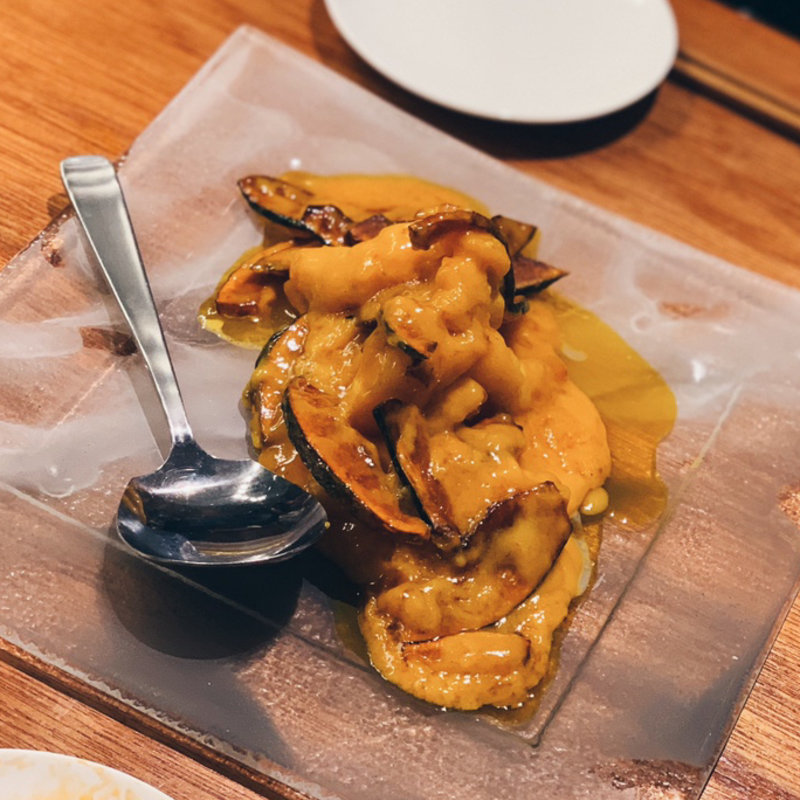 大海老と南瓜の特製マヨネーズ炒め(凛丹 toiet)