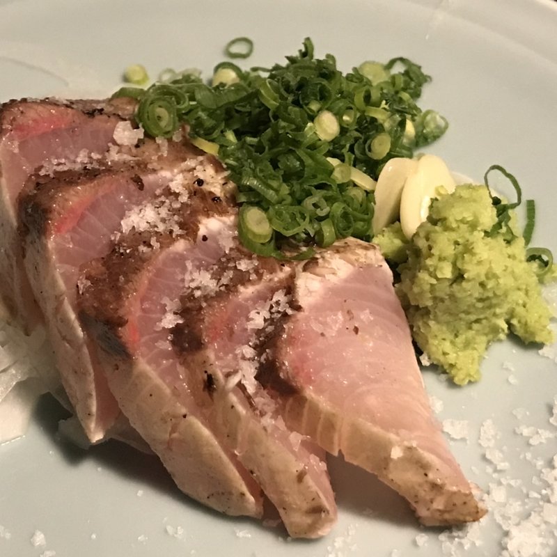 かんぱち藁焼き塩たたき(九州酒場 千日前店 )