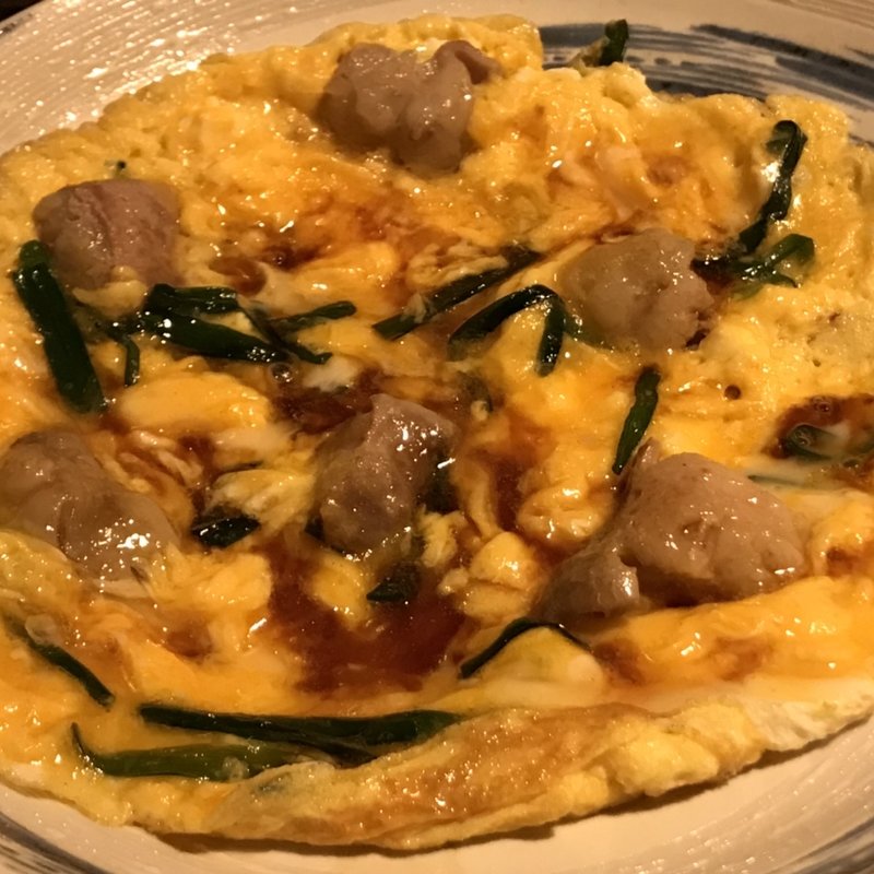 もつニラ玉(九州酒場 千日前店 )