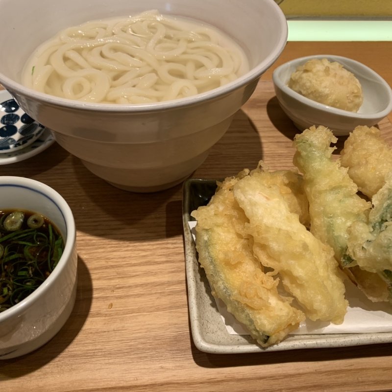 冬天盛うどん(湯だめうどん)(切麦や甚六)