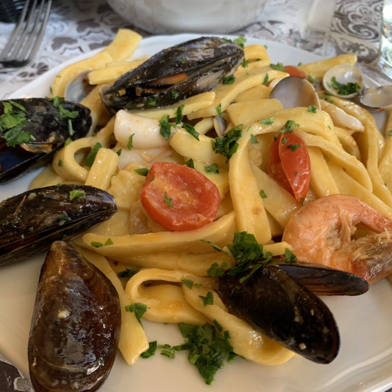 海鮮トマトパスタ(Pompi Roma – Via Cassia)