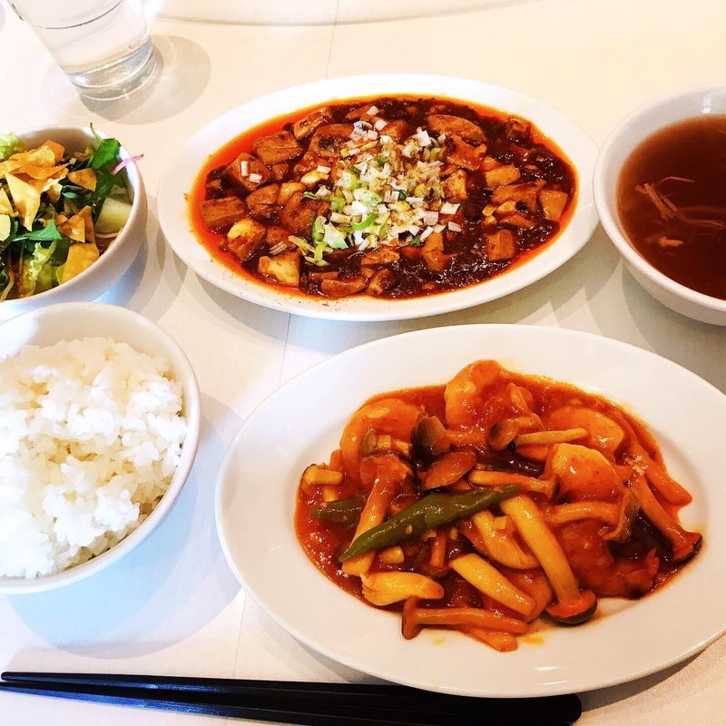 エビチリランチ(Szechwan Cuisine & Wine YIFU)