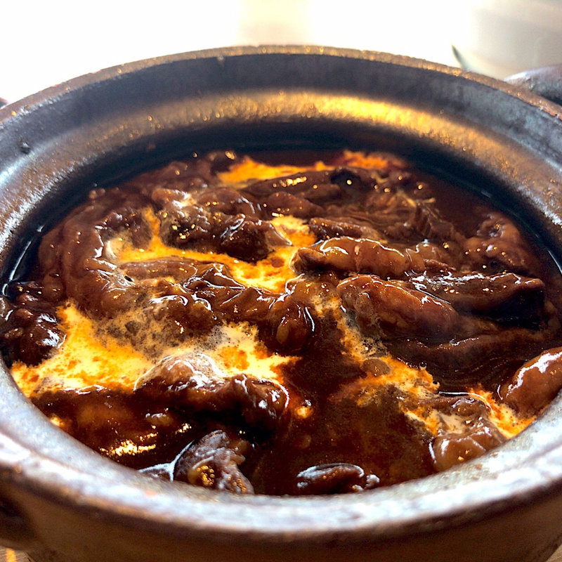 牛すじデミ煮(石焼ステーキ 贅 宮城富沢西店)