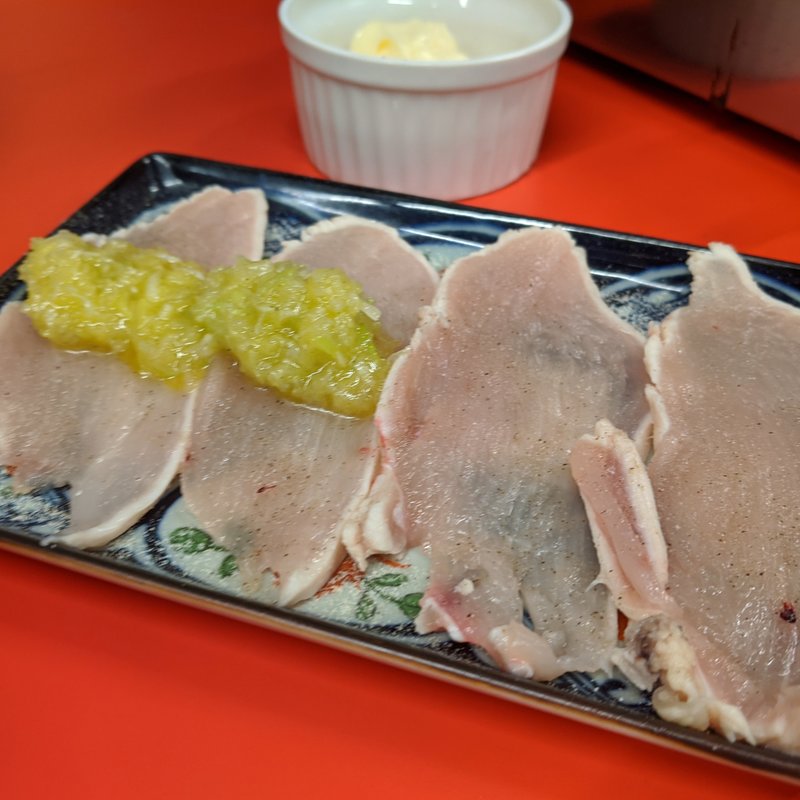 ねぎ焼き、マヨネーズ焼き(鶏焼き　丹羽)