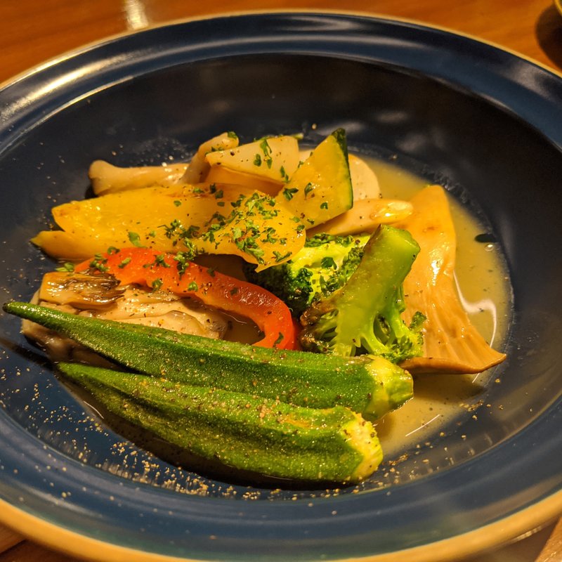 野菜のワイン蒸し（オールスター）(ボンゴレスタンド　カンノ)