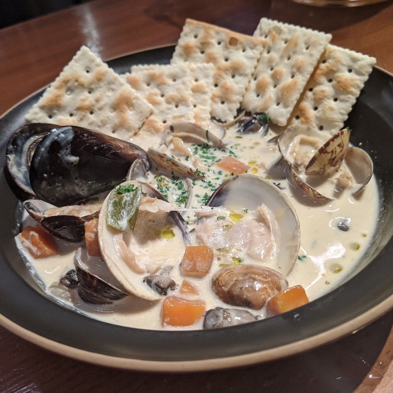 クラムチャウダー（オールスター）(ボンゴレスタンド　カンノ)