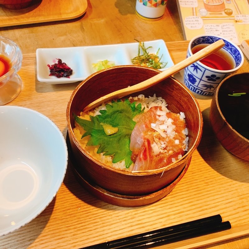 鯛のおひつごはんランチ(有鄰庵)