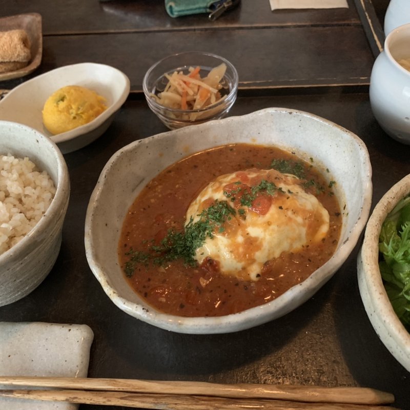 ハンバーグ(cafe spile)