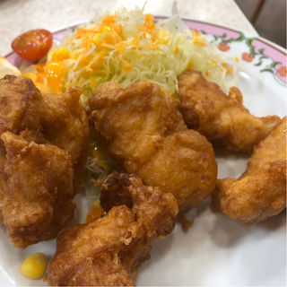 鶏の唐揚げ(餃子の王将 京成成田駅前店)