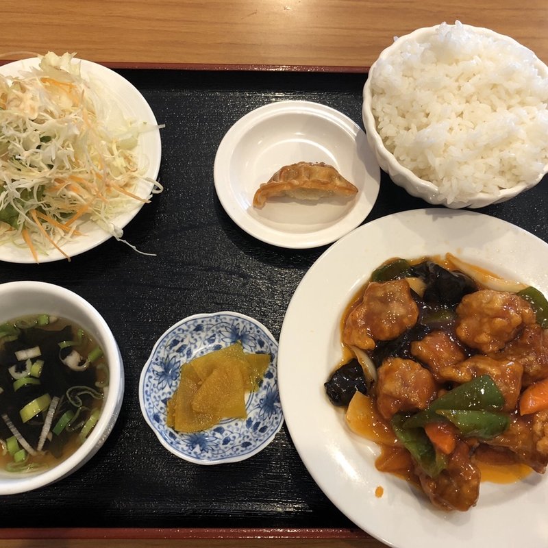 日替りランチ　酢豚(福来園)