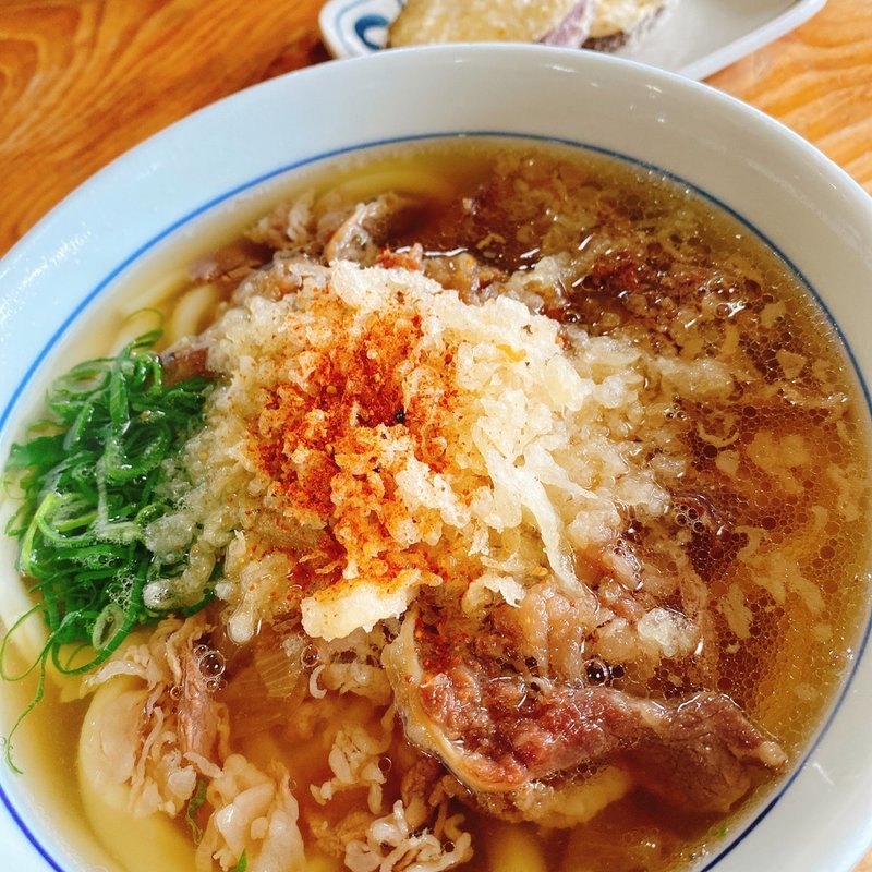 肉うどん(英ちゃんうどん 村山田店)