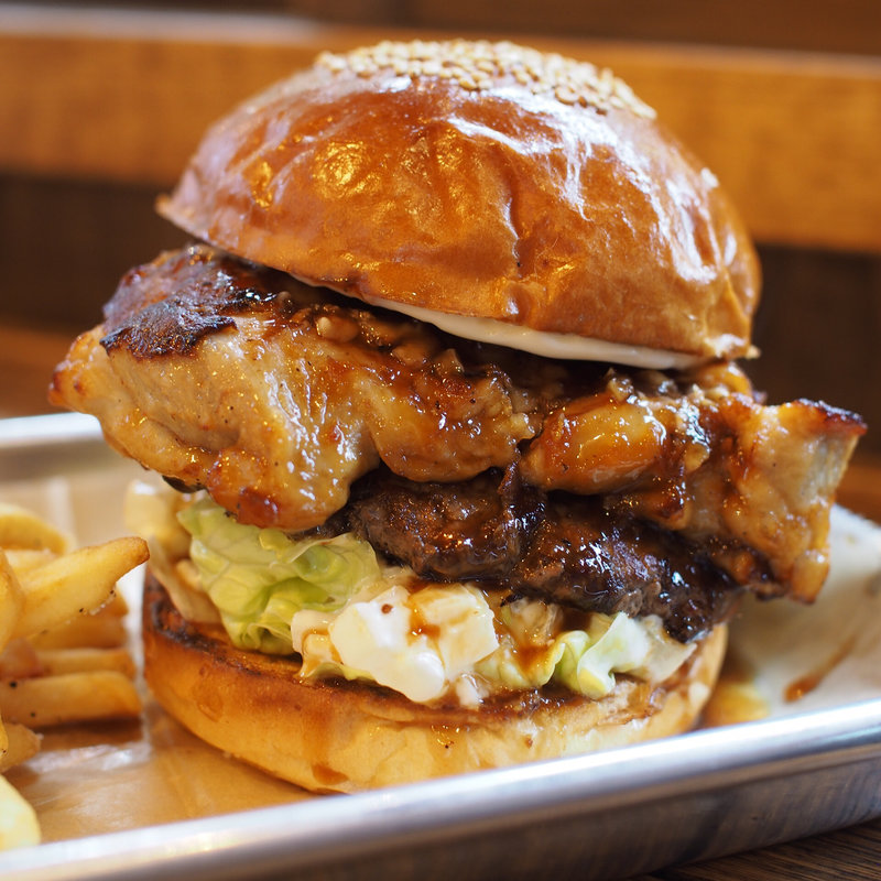 ジンジャーテリヤキチキンバーガー top.パティ(FRANK Ride and Eat)