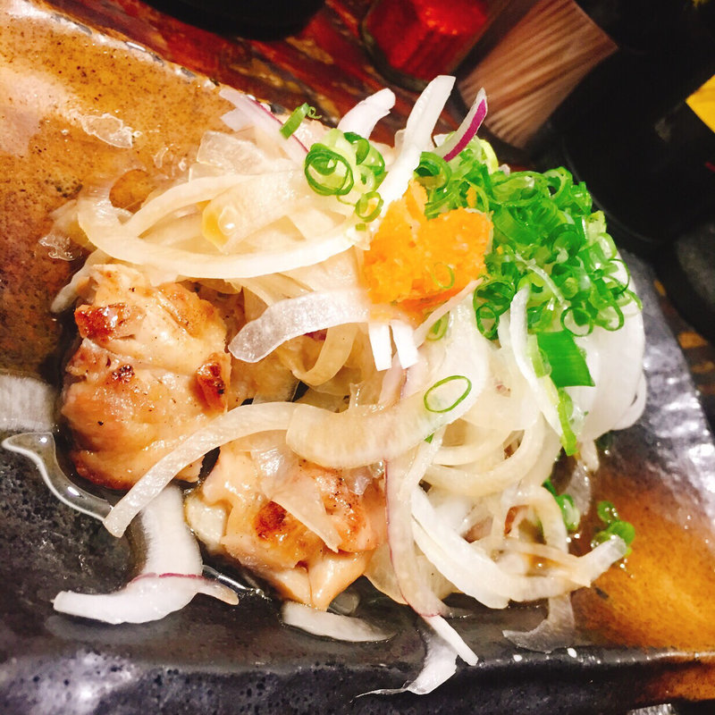 鶏もも肉のたたき(かんぱ 御幣島店)