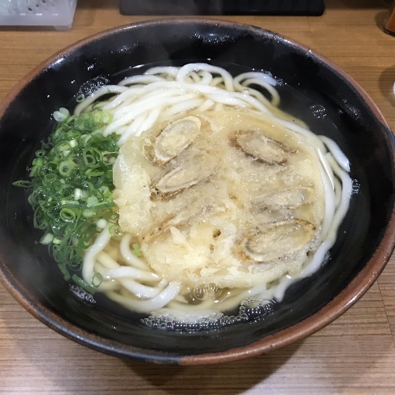 ゴボウ天うどん(大盛)(こまどりうどん 高宮店)