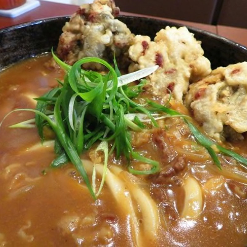 とり天カレーうどん(うどん大師空海)
